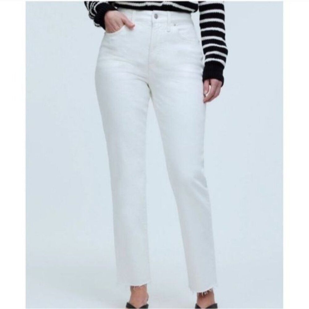 Madewell The Curvy Perfect Vintage Jean Size 25 New Women's White Classic